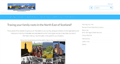 Desktop Screenshot of northeastscotlandroots.com