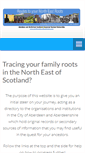 Mobile Screenshot of northeastscotlandroots.com